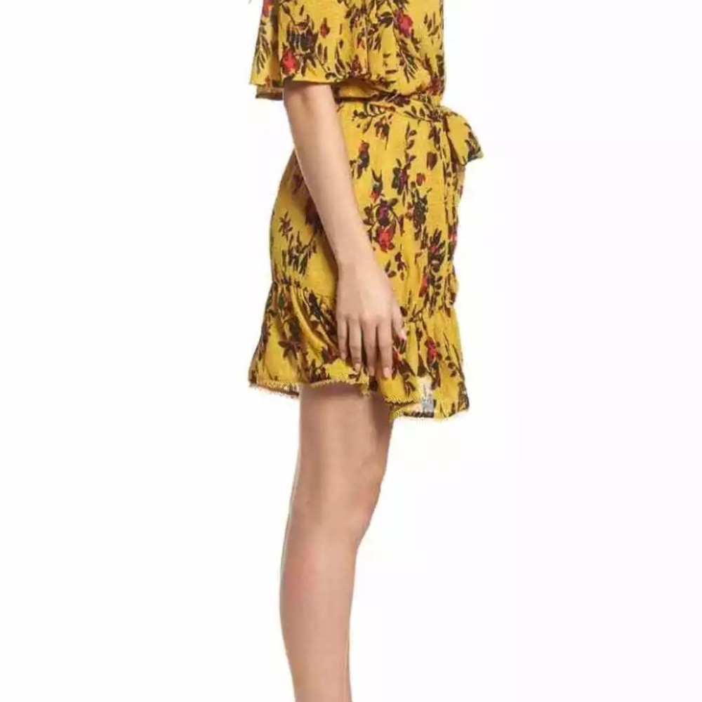 NWT Foxiedox Yellow Wrap Dress Extra Large XL - Picture 4 of 8